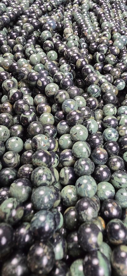 Kambaba Jasper Beads - Round