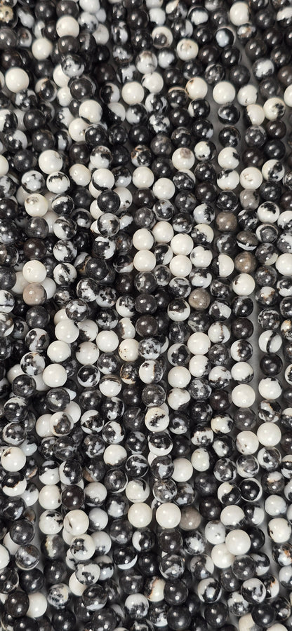 Zebra Jasper Beads - Round