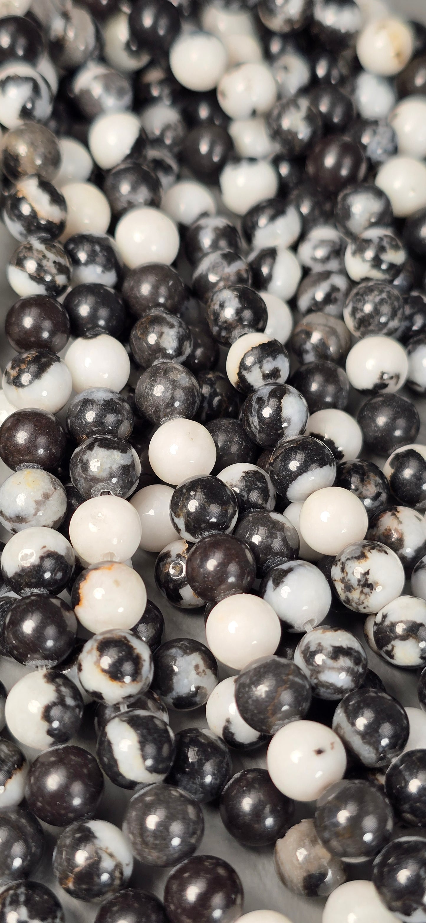 Zebra Jasper Beads - Round