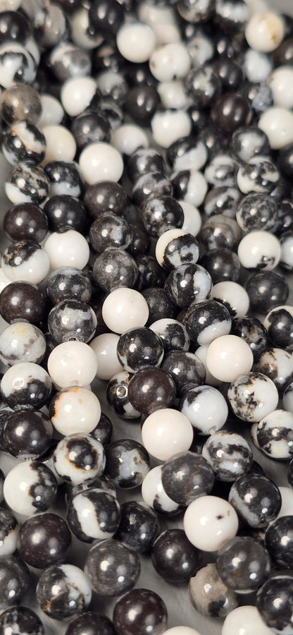 Zebra Jasper Beads - Round