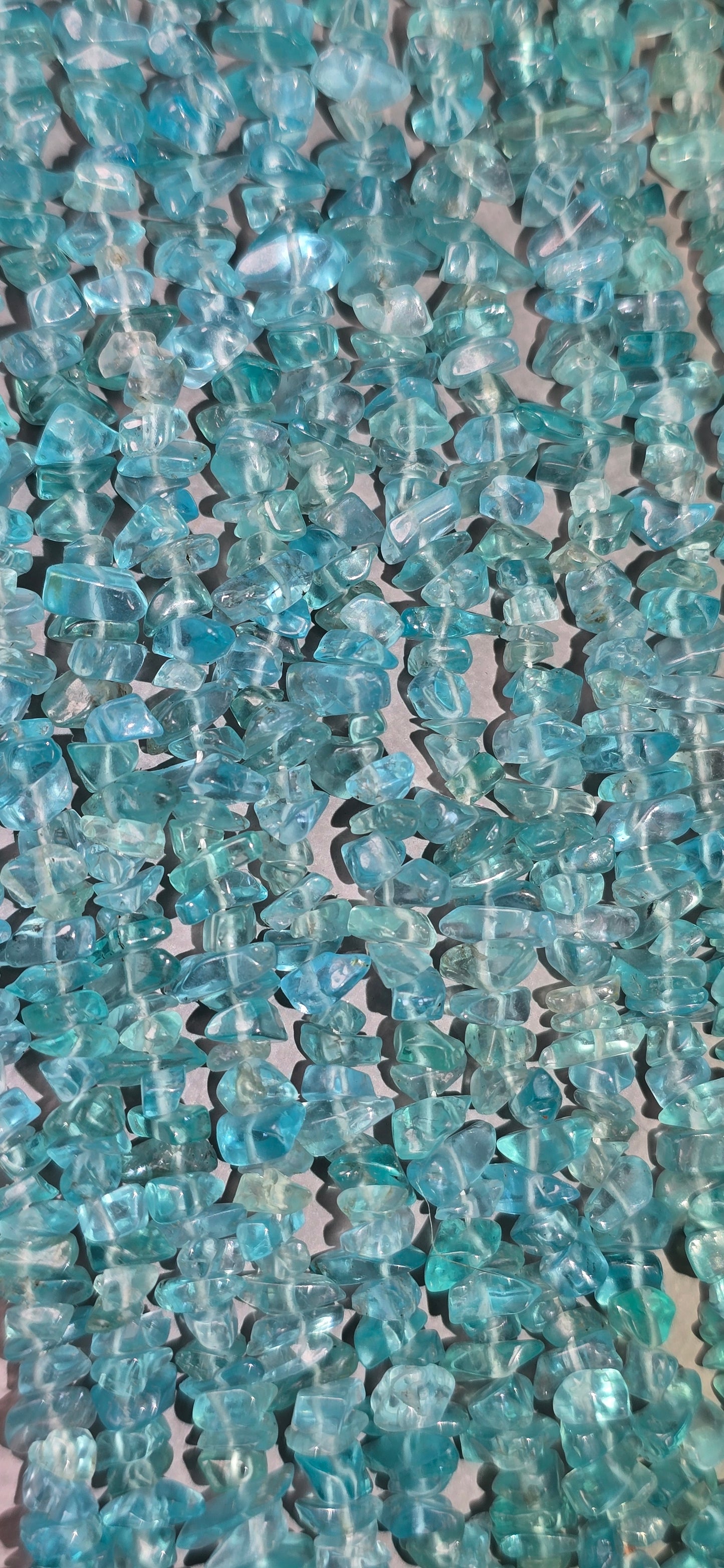 Blue Apatite Beads - Chip