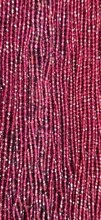 Garnet Beads - Facet