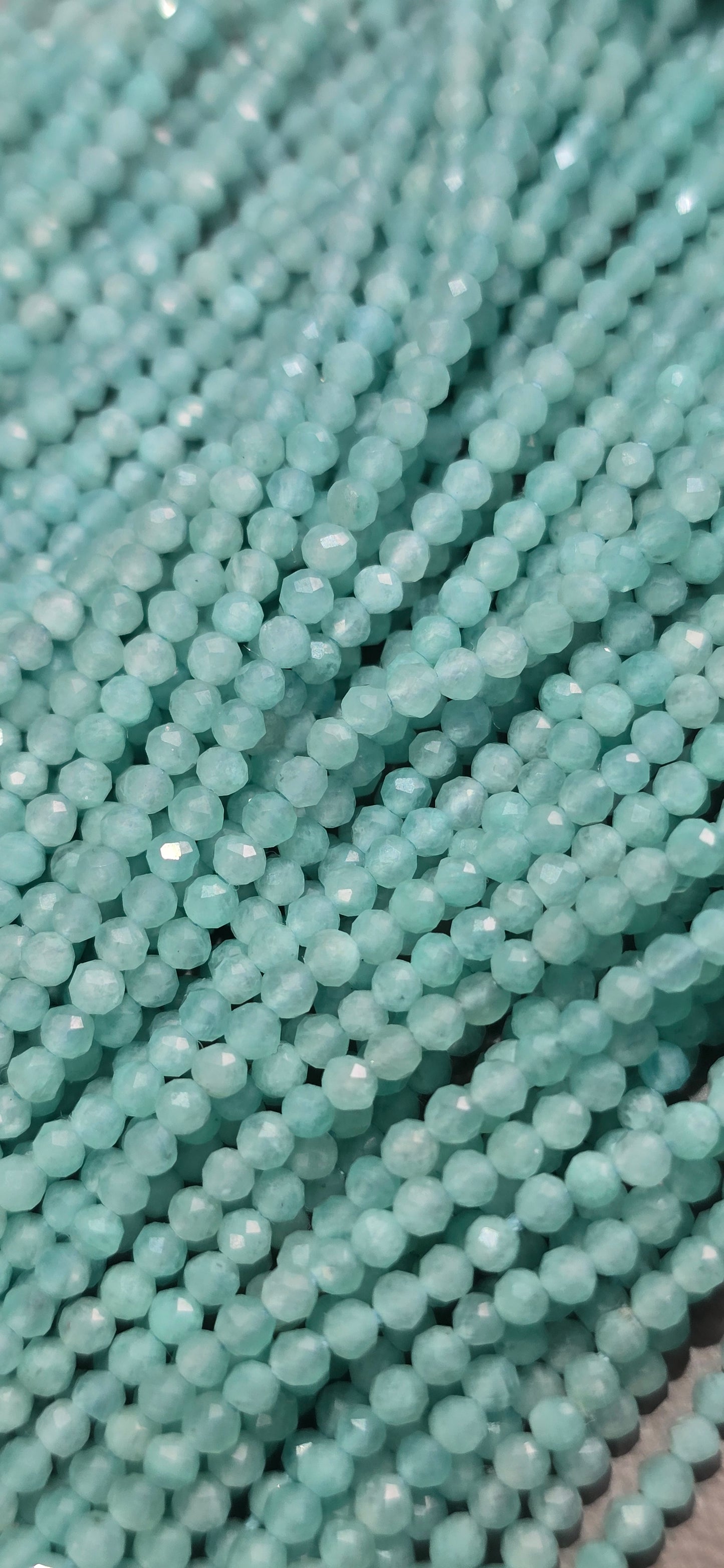 Amazonite Beads - Faceted