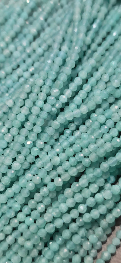 Amazonite Beads - Faceted