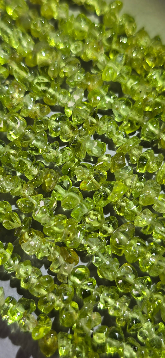 Peridot Beads - Chip