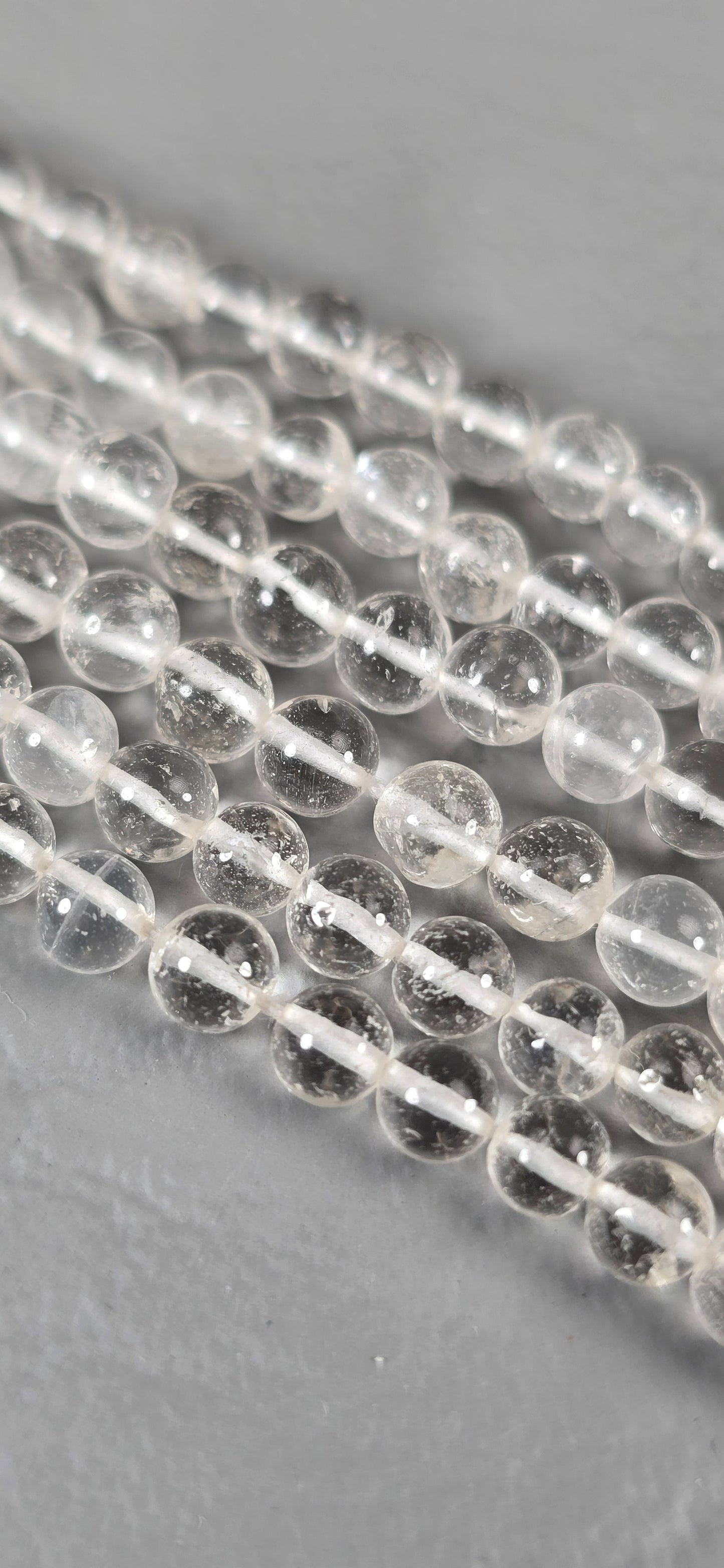 Clear Quartz Beads - Round