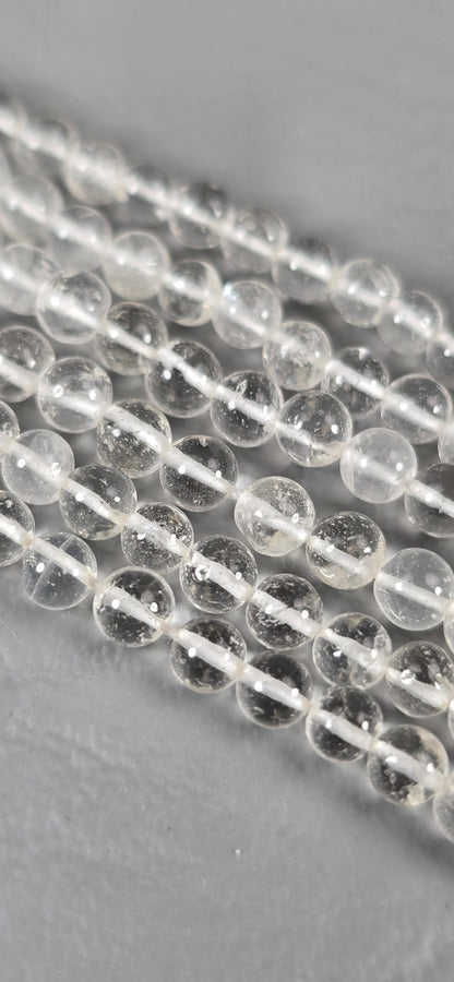 Clear Quartz Beads - Round