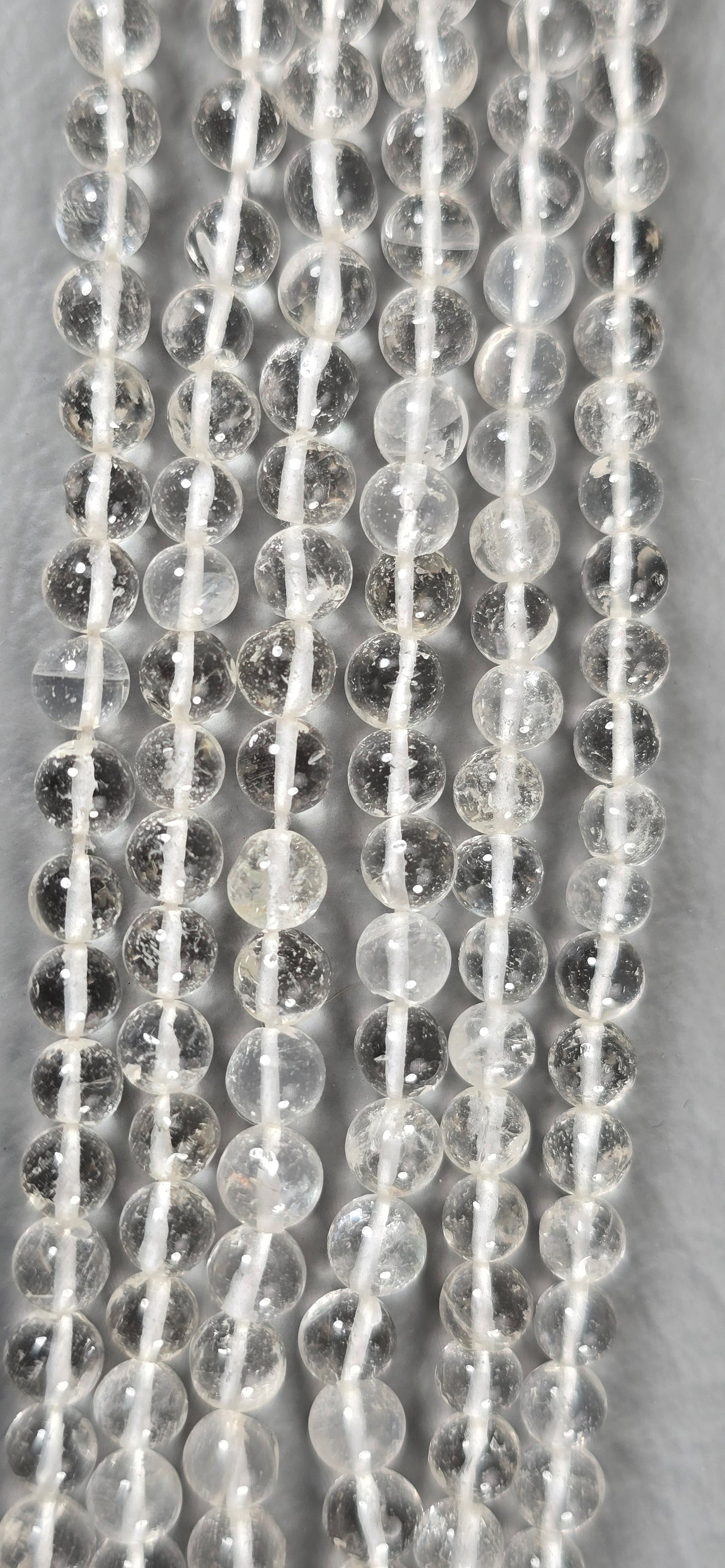 Clear Quartz Beads - Round