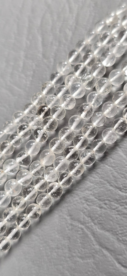 Clear Quartz Beads - Round