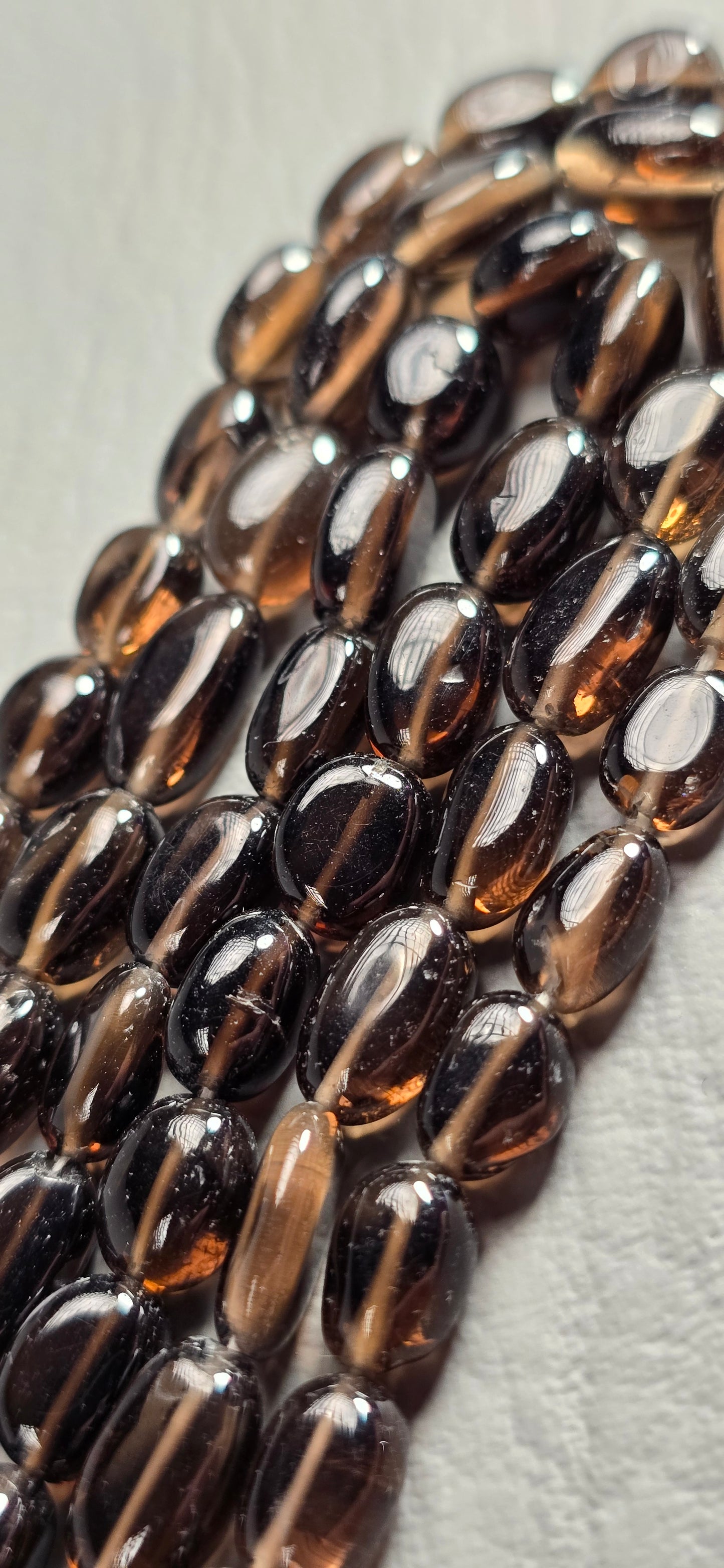 Smoky Quartz Beads - Freeform