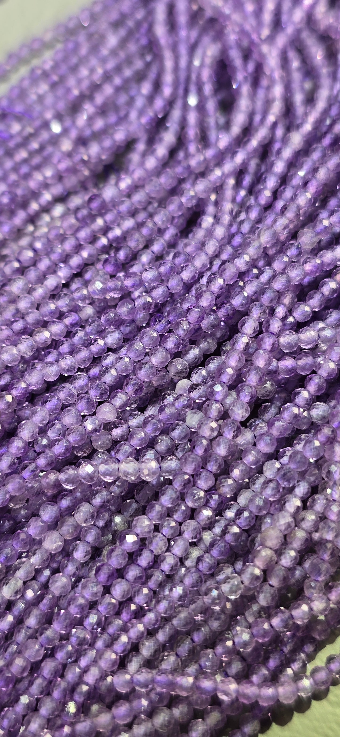 Amethyst Beads - Facet