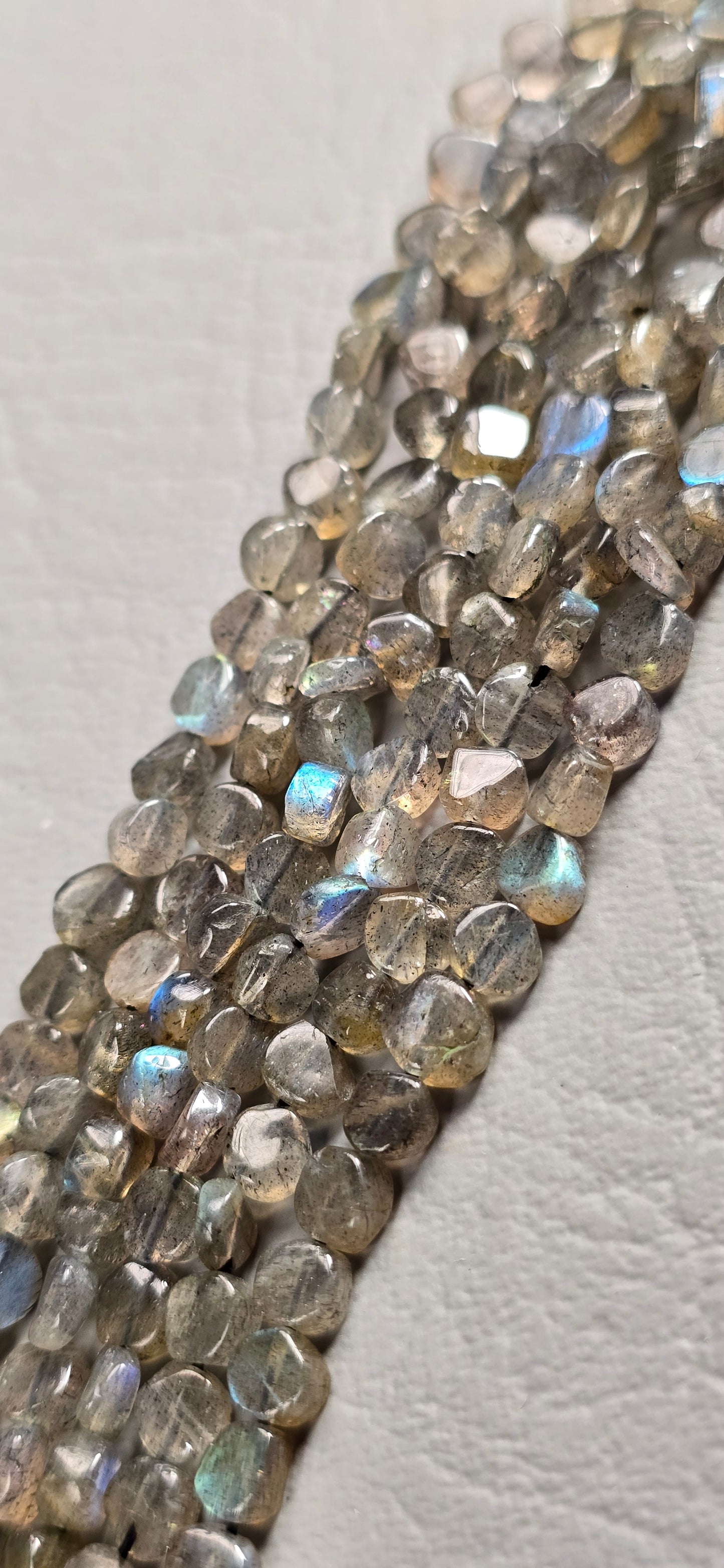 Labradorite "Coin" Beads - Freeform