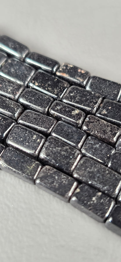 Hematite Rectangle Beads - Freeform