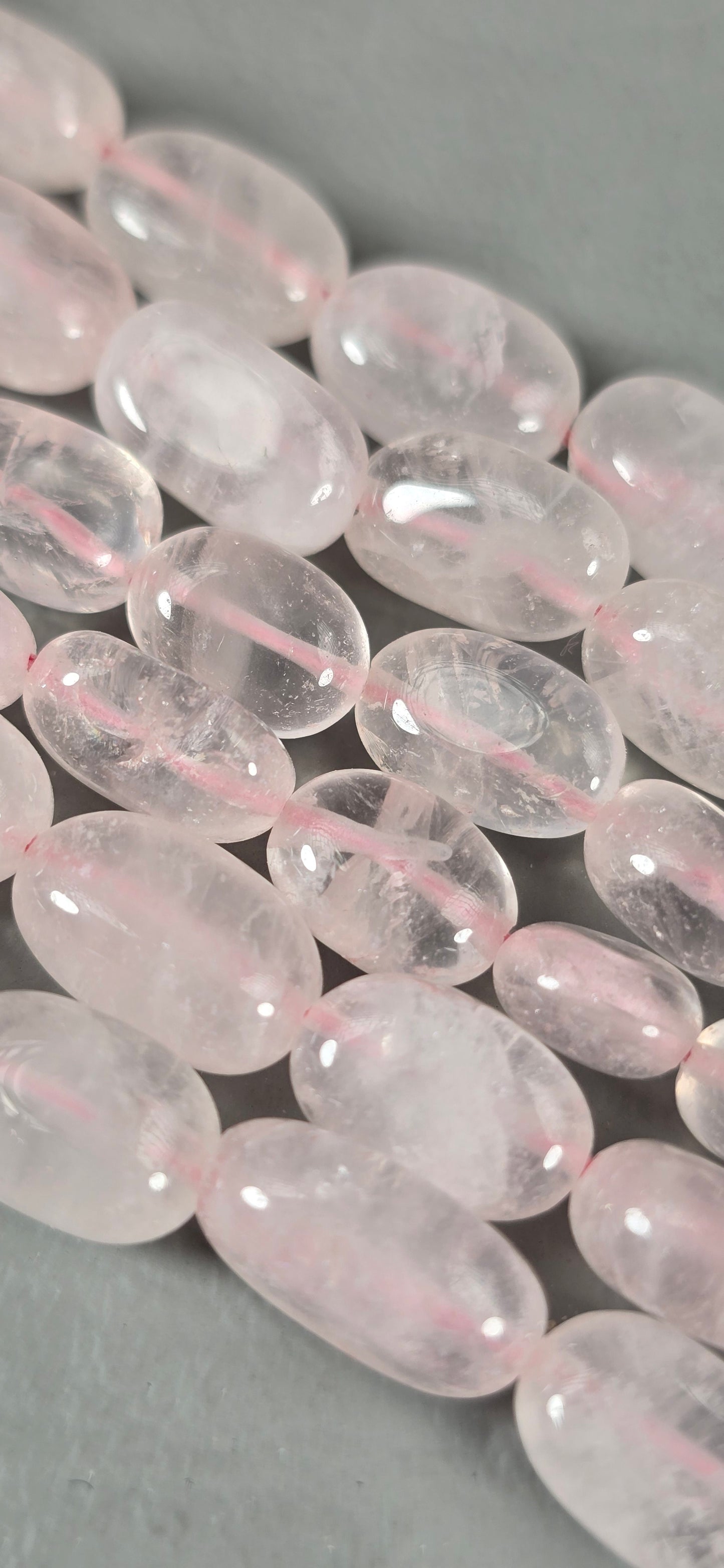 Rose Quartz Beads - Freeform
