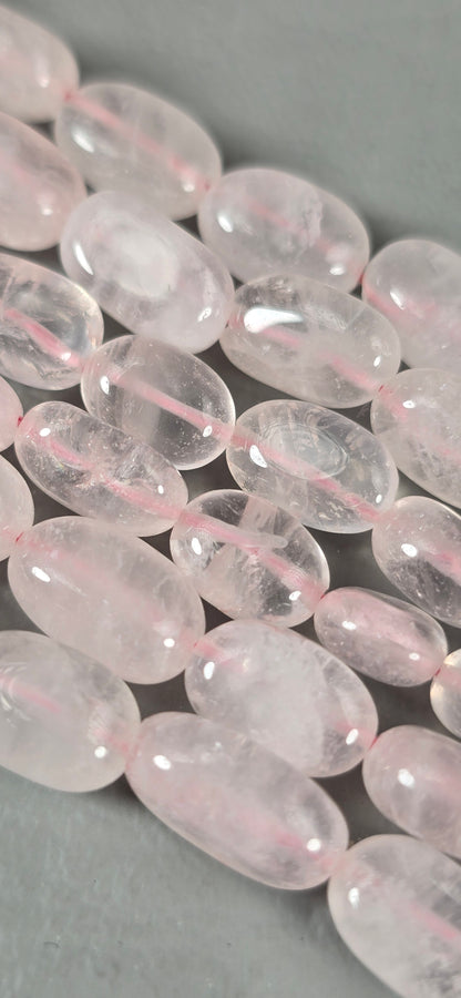 Rose Quartz Beads - Freeform