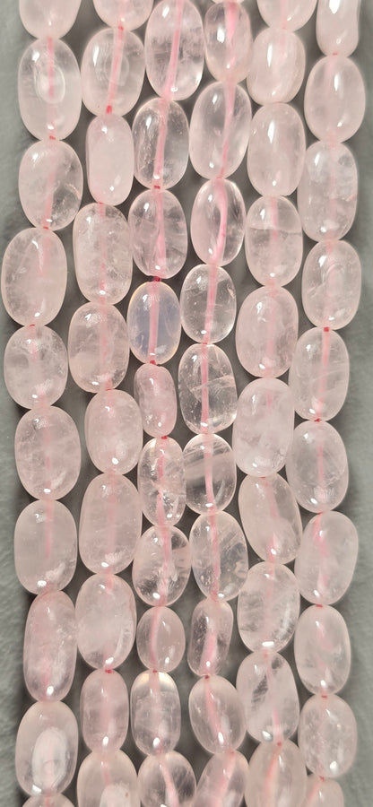 Rose Quartz Beads - Freeform