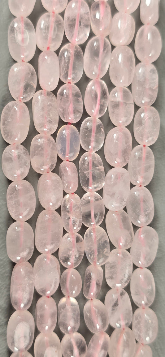 Rose Quartz Beads - Freeform