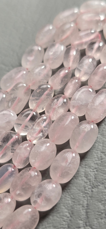 Rose Quartz Beads - Freeform
