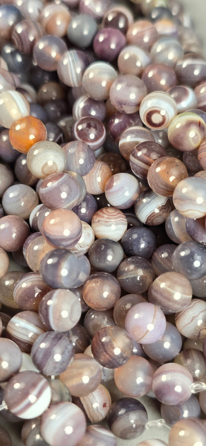 Botswana Agate Beads - Round