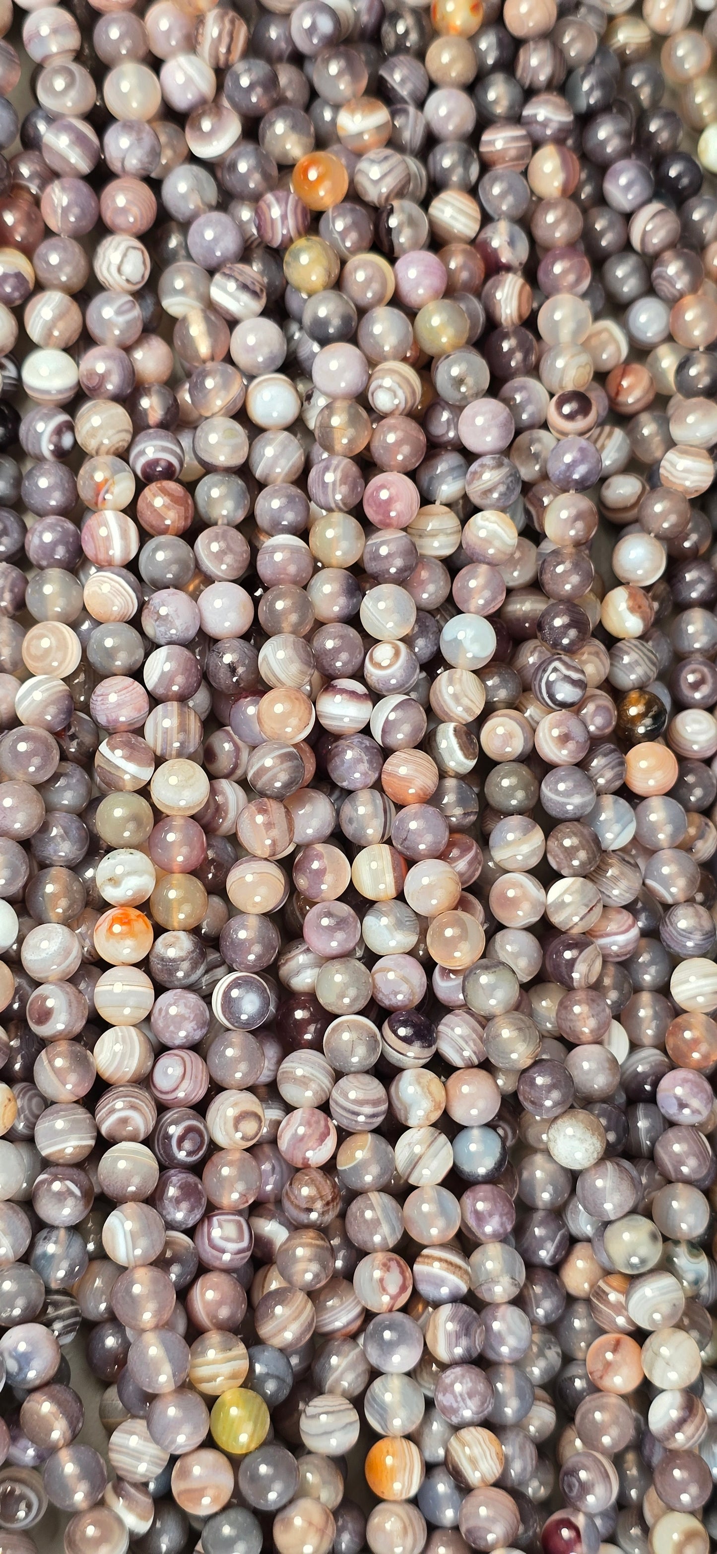 Botswana Agate Beads - Round