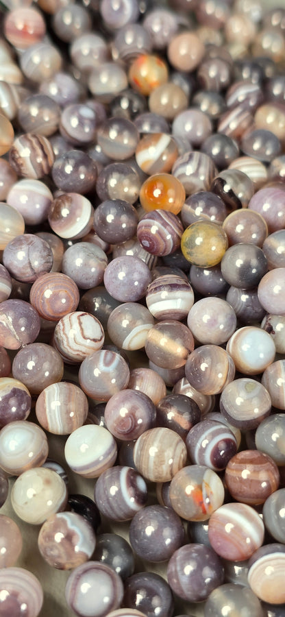 Botswana Agate Beads - Round