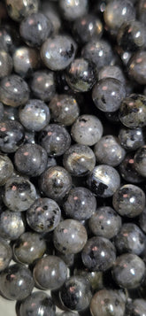 Larvikite Beads - Round