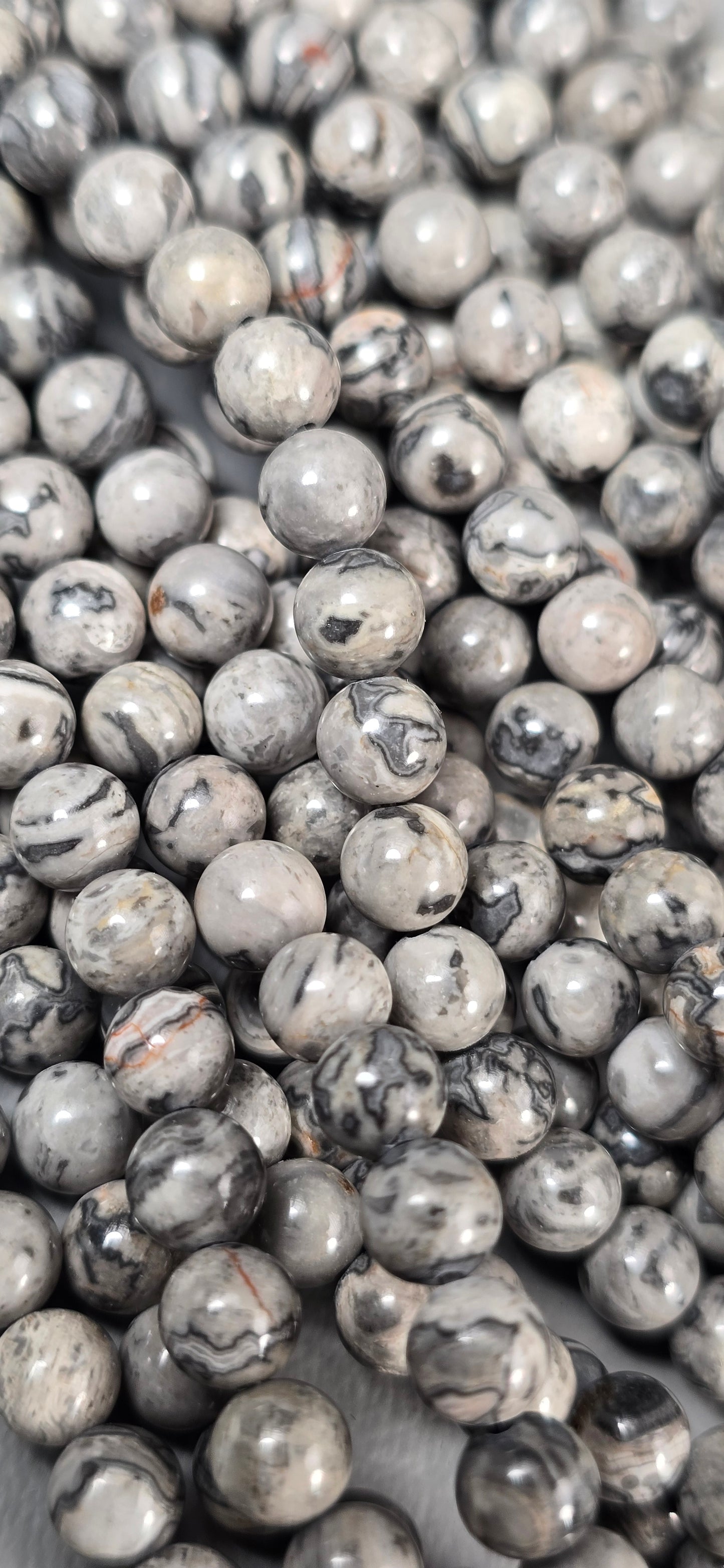 Picasso Jasper Beads - Round