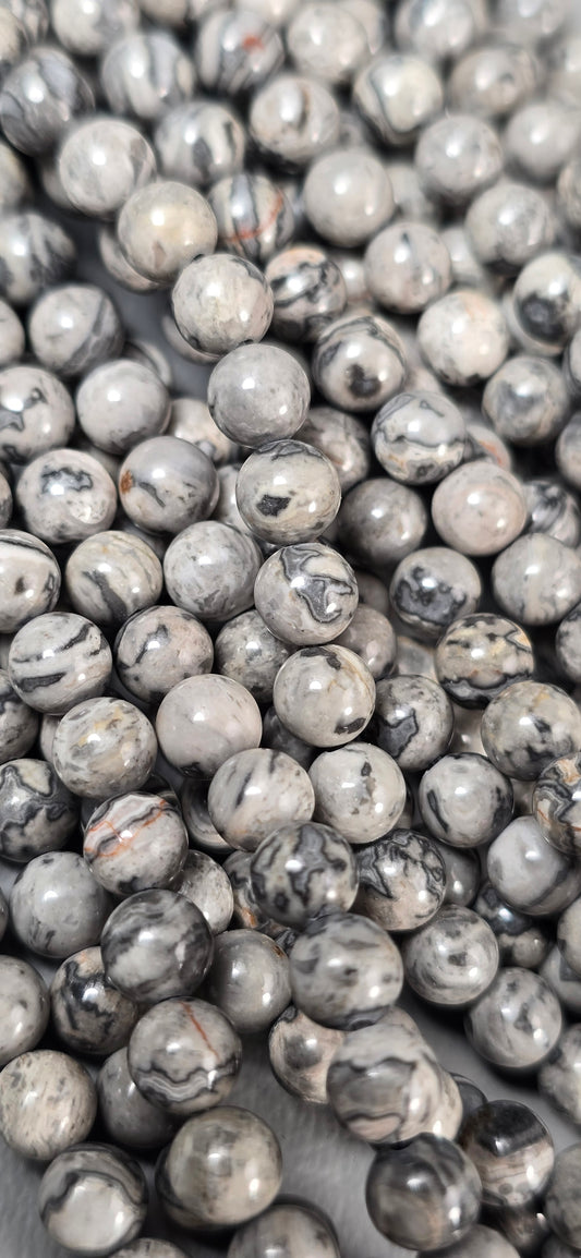 Picasso Jasper Beads - Round