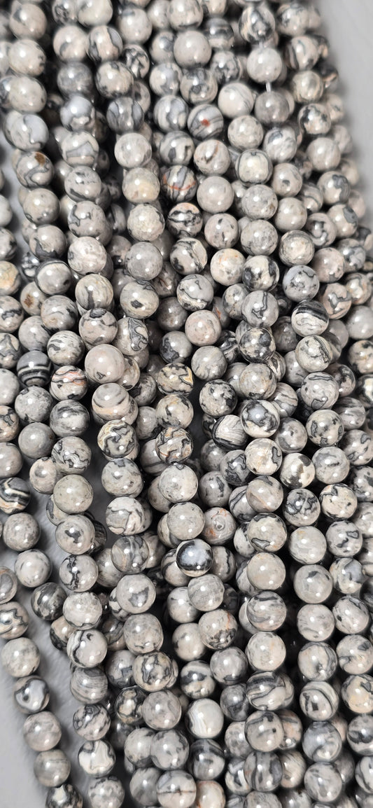 Picasso Jasper Beads - Round