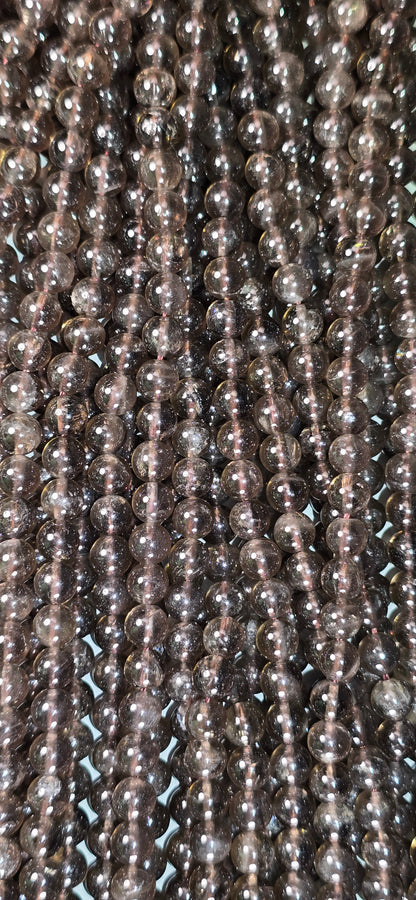 Smoky Quartz Beads - Round
