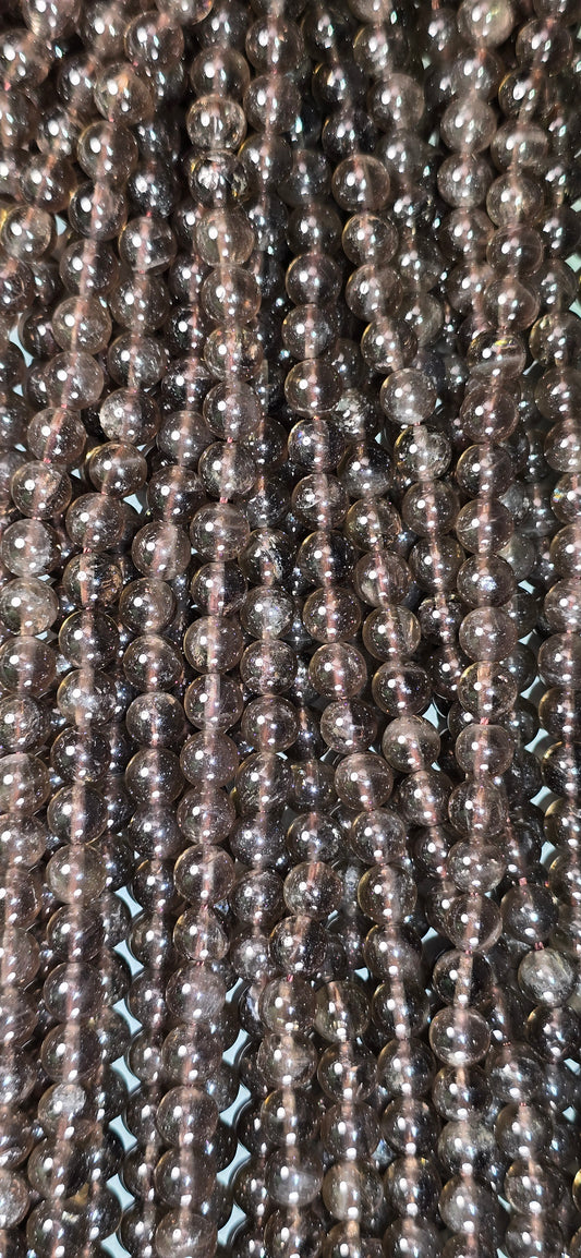 Smoky Quartz Beads - Round