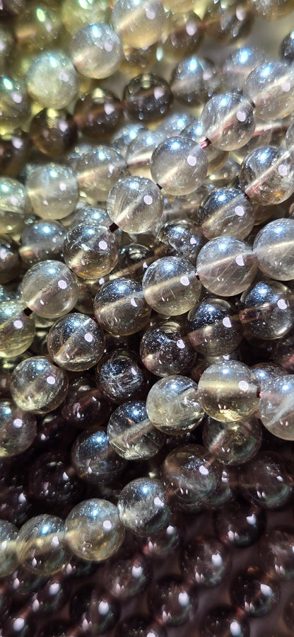 Smoky Quartz Beads - Round