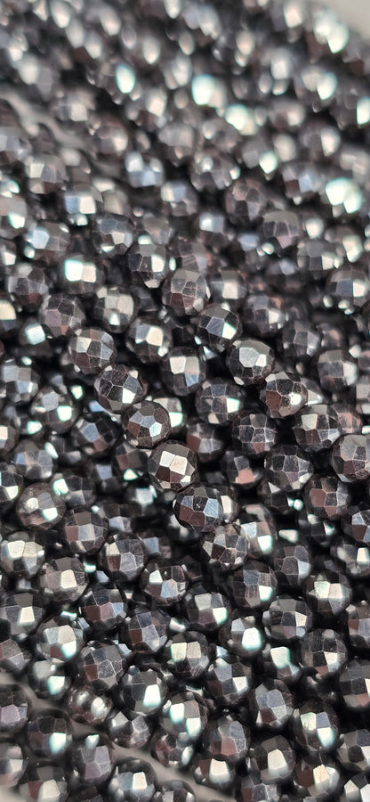 Hematite Beads - Facet