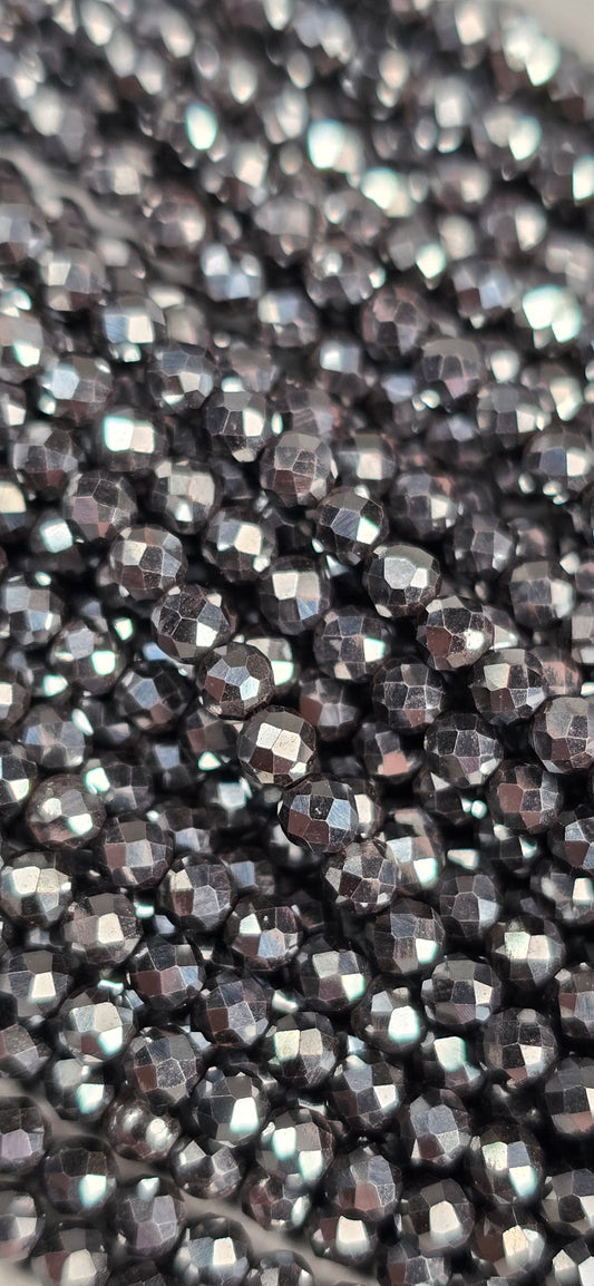 Hematite Beads - Facet