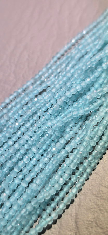 Blue Topaz Beads - Facet