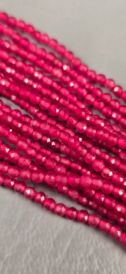 Ruby Beads - Facet