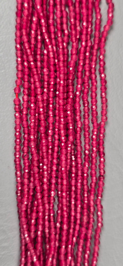 Ruby Beads - Facet