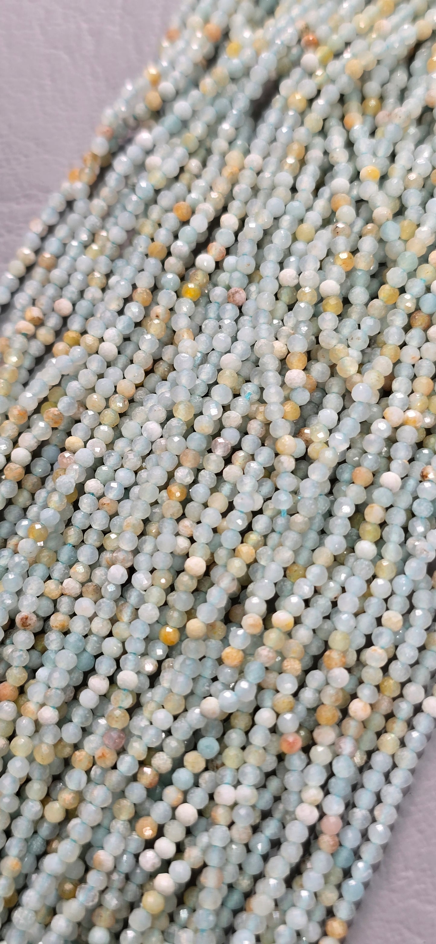 Aquamarine / Heliodor / Goshenite Beads - Facet