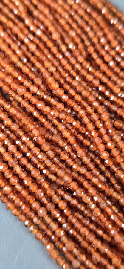 Champagne Quartz Beads - Facet