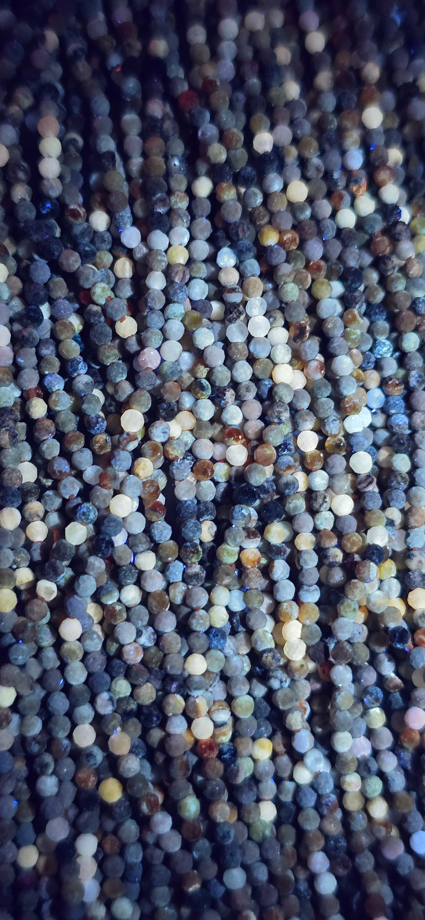 Bumblebee Jasper Beads - Facet