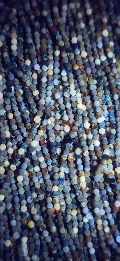 Bumblebee Jasper Beads - Facet