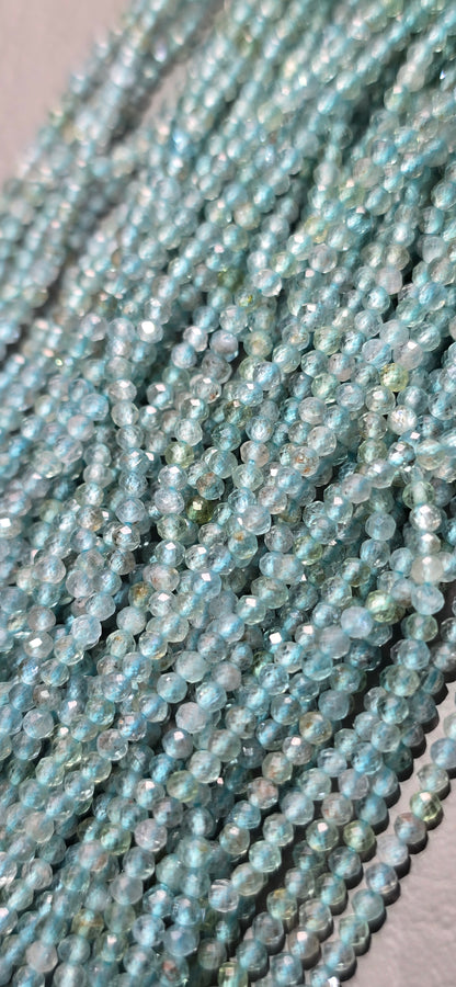 Sky Blue Apatite Beads - Facet