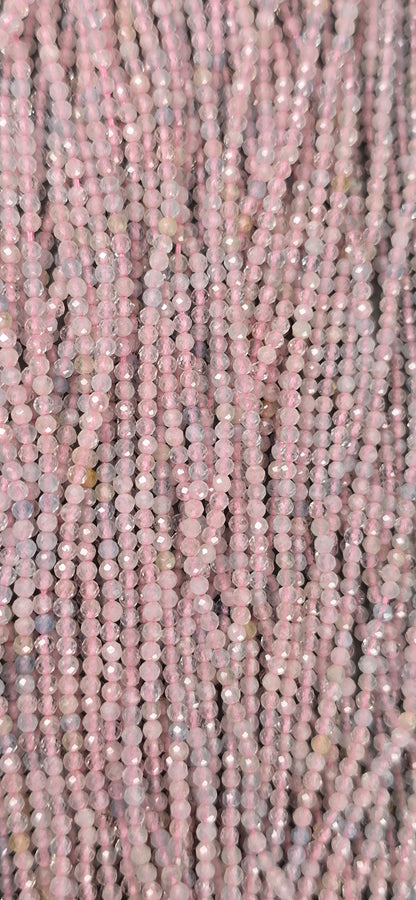 Morganite / Aquamarine Beads - Facet