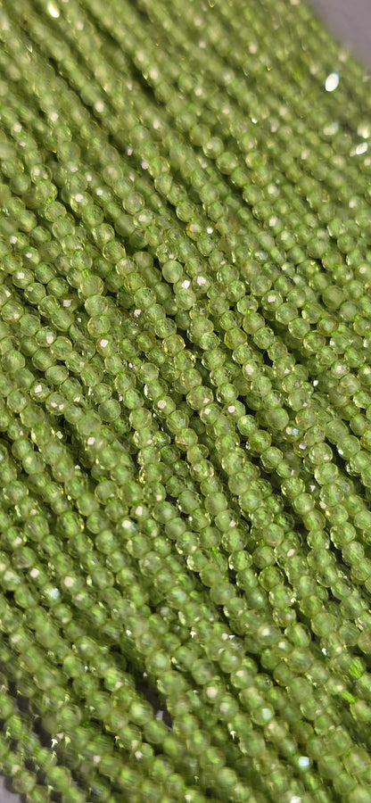 Peridot Beads - Facet