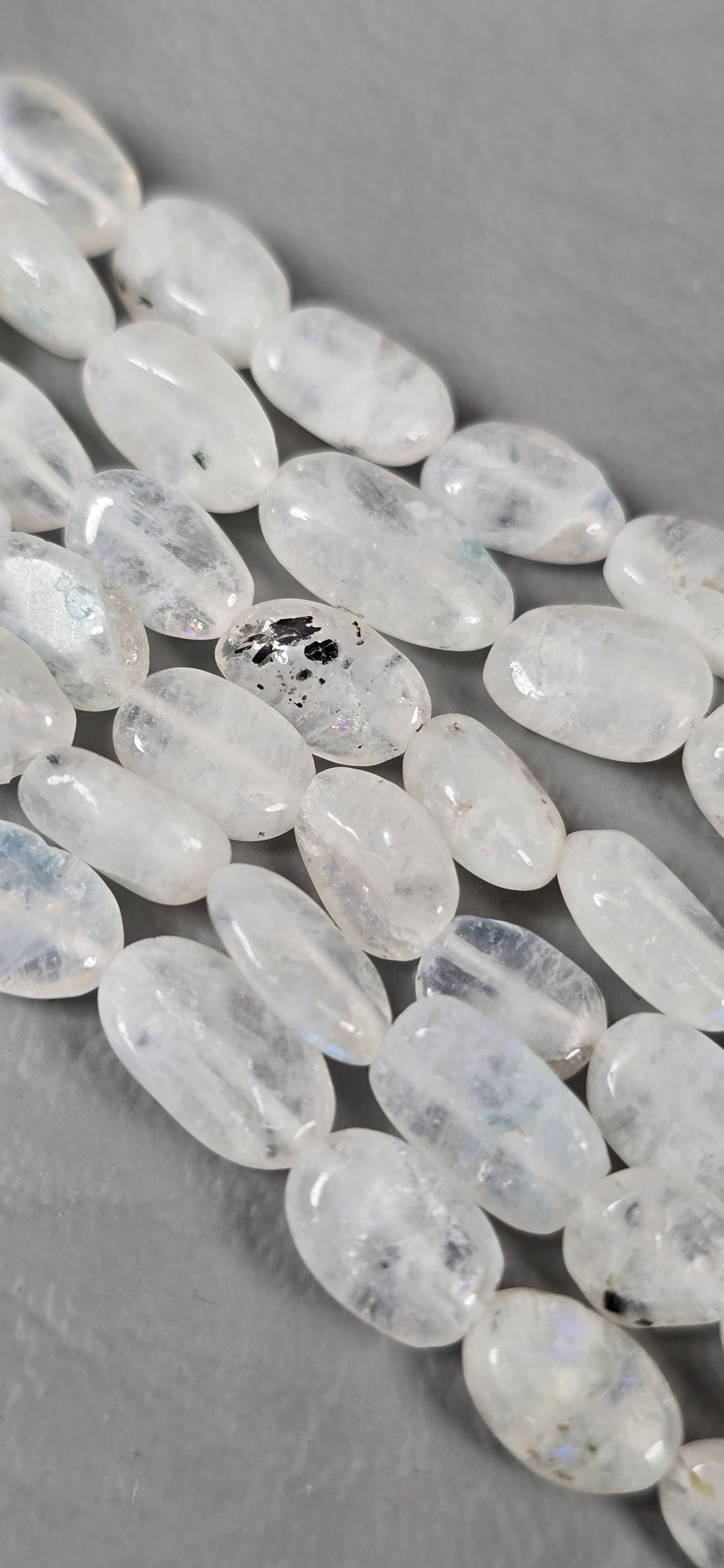 Rainbow Moonstone Beads - Freeform