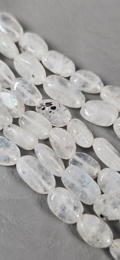 Rainbow Moonstone Beads - Freeform