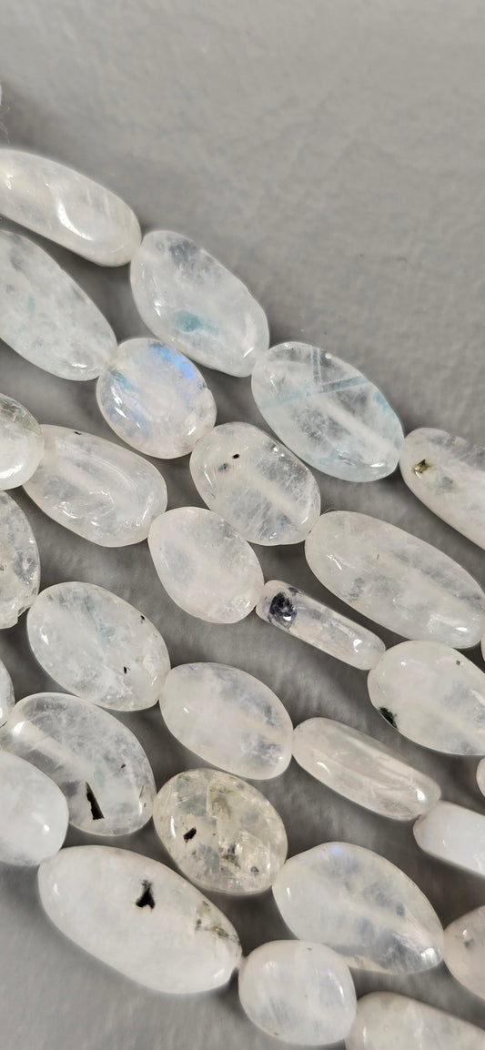 Rainbow Moonstone Beads - Freeform