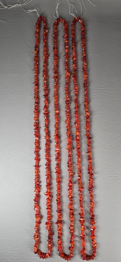 Carnelian Beads - Chip