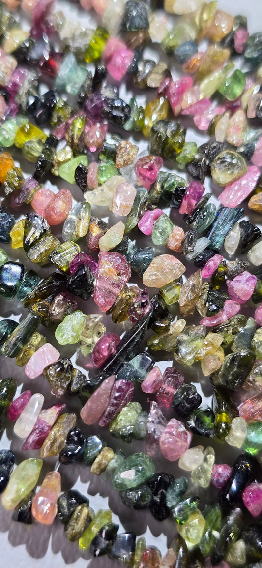 Tourmaline Multicolor Beads - Chip