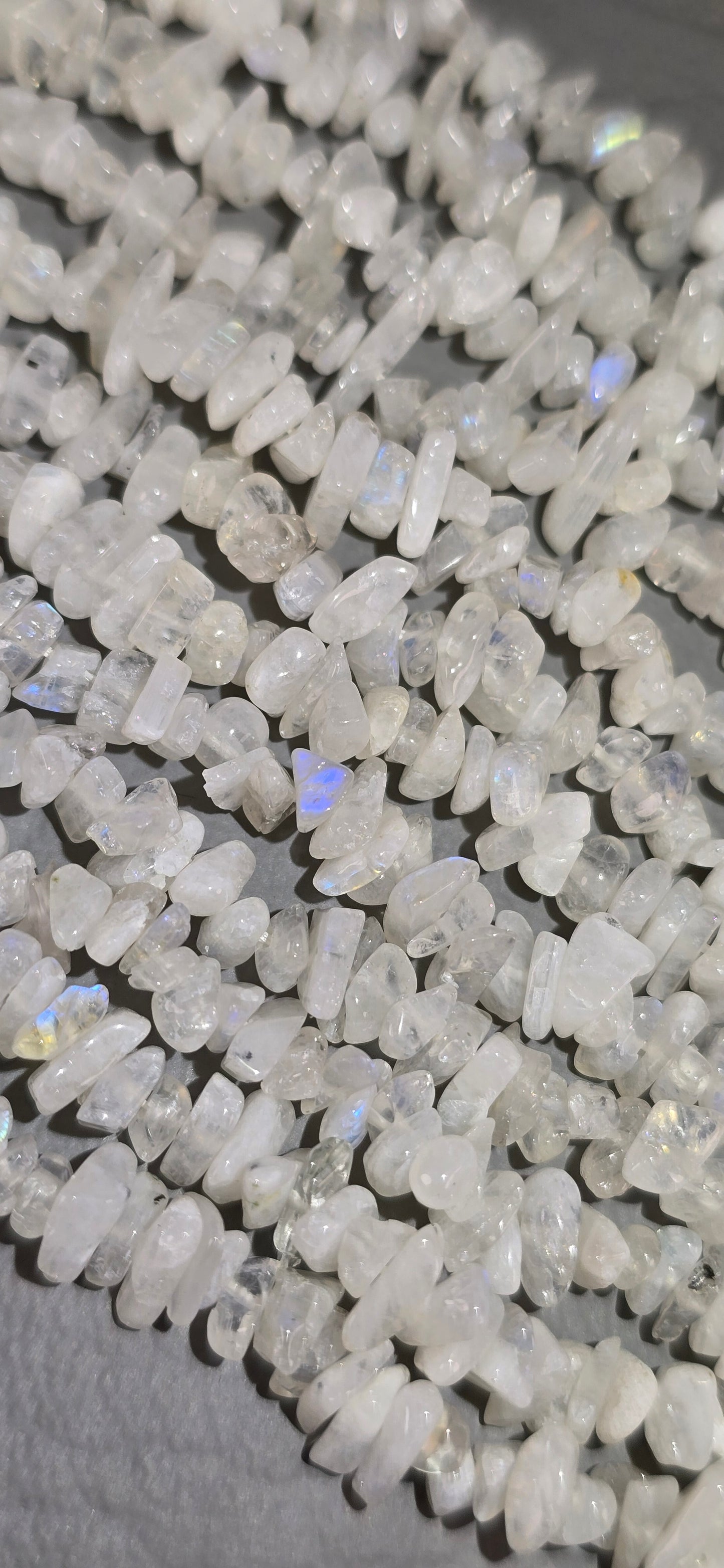 Rainbow Moonstone Beads - Chip
